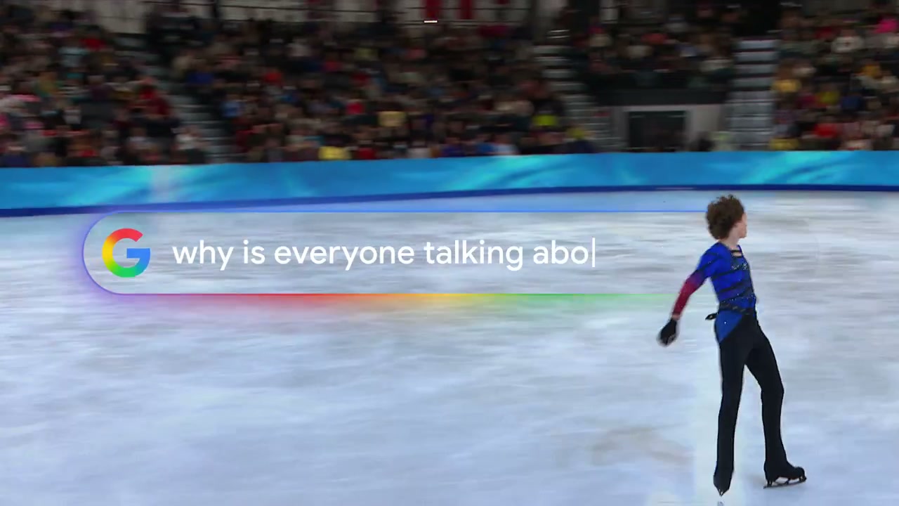 Preview frame from Google’s All the Way Up Winter Olympics film